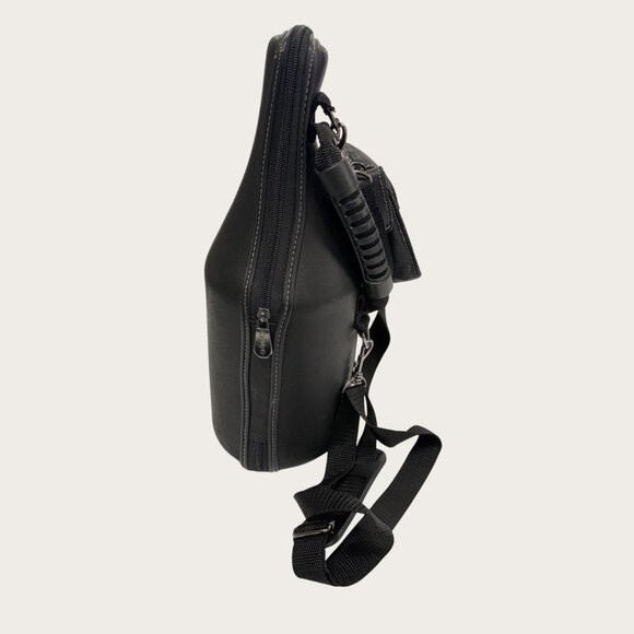 Leather Caddy O Wine Carrier Tote Freezable Insert with Accessories - Picture 7 of 7